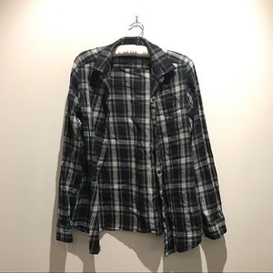 Plaid Soft Button Down by Uniqlo